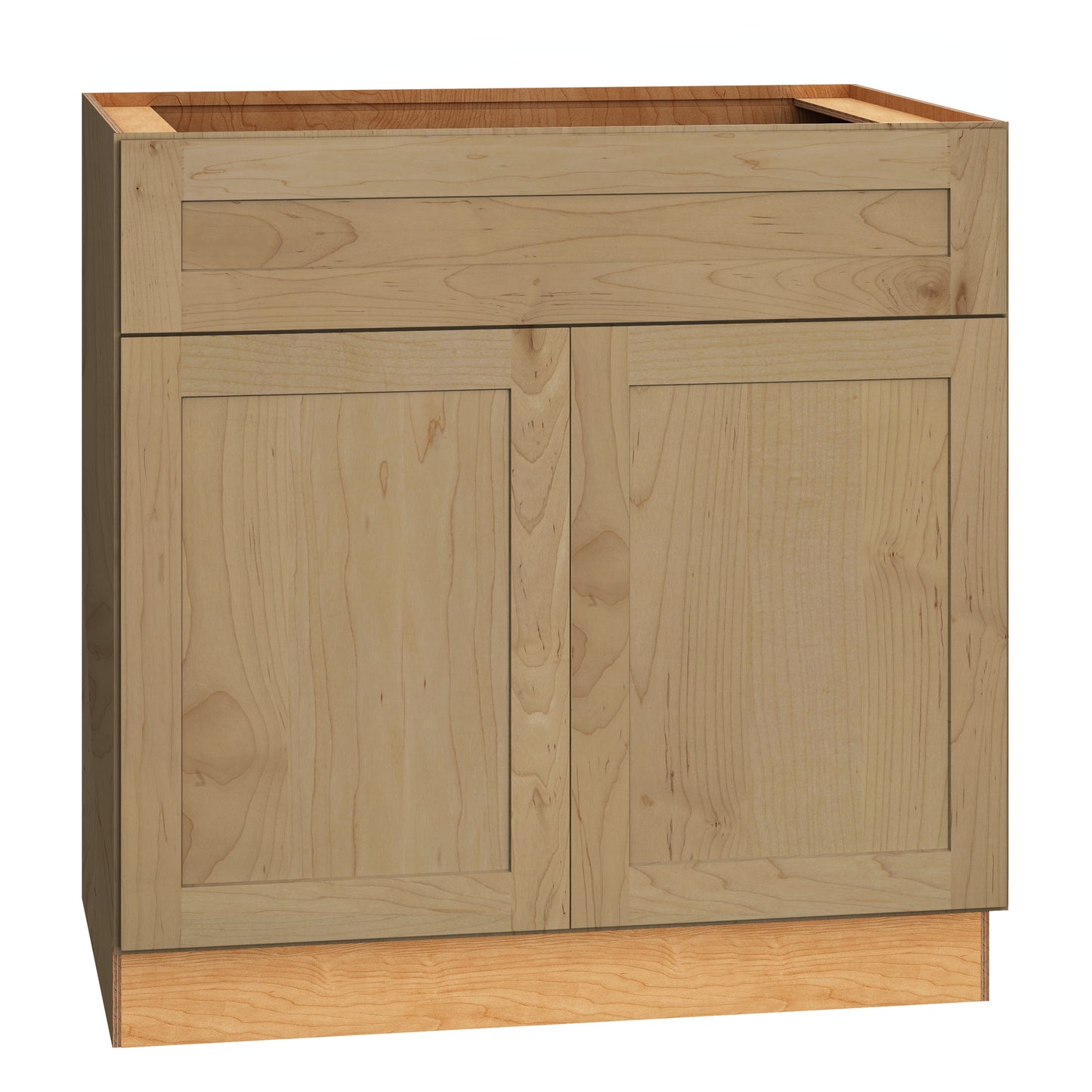 Diamond Express Jamestown 36-in W x 34.5-in H x 24-in D Coastline Base Fully assembled Plywood Cabinet (Recessed Panel Shaker)