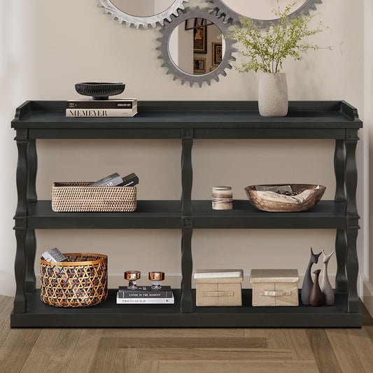 GZMR Modern Metal MDF 14.96 W x 34.84 H Console table