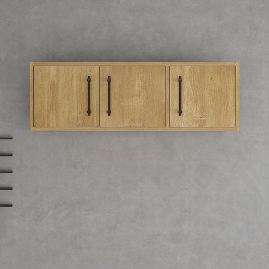 BV Better Vanity Victoria 42-in x 13.78-in x 11.8-in Oak / Right Side Door Soft Close Bathroom Wall Cabinet