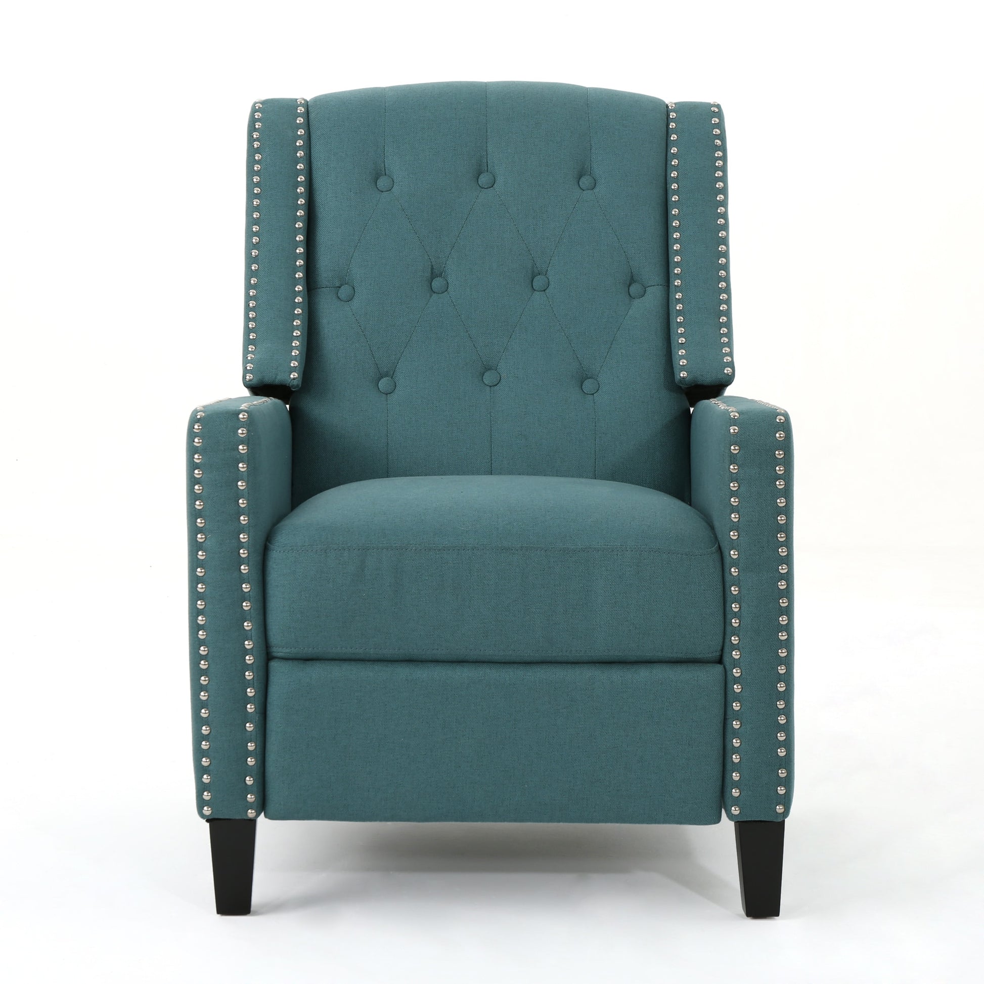 Christopher Knight Home Izidro Tufted Dark Teal Fabric Recliner