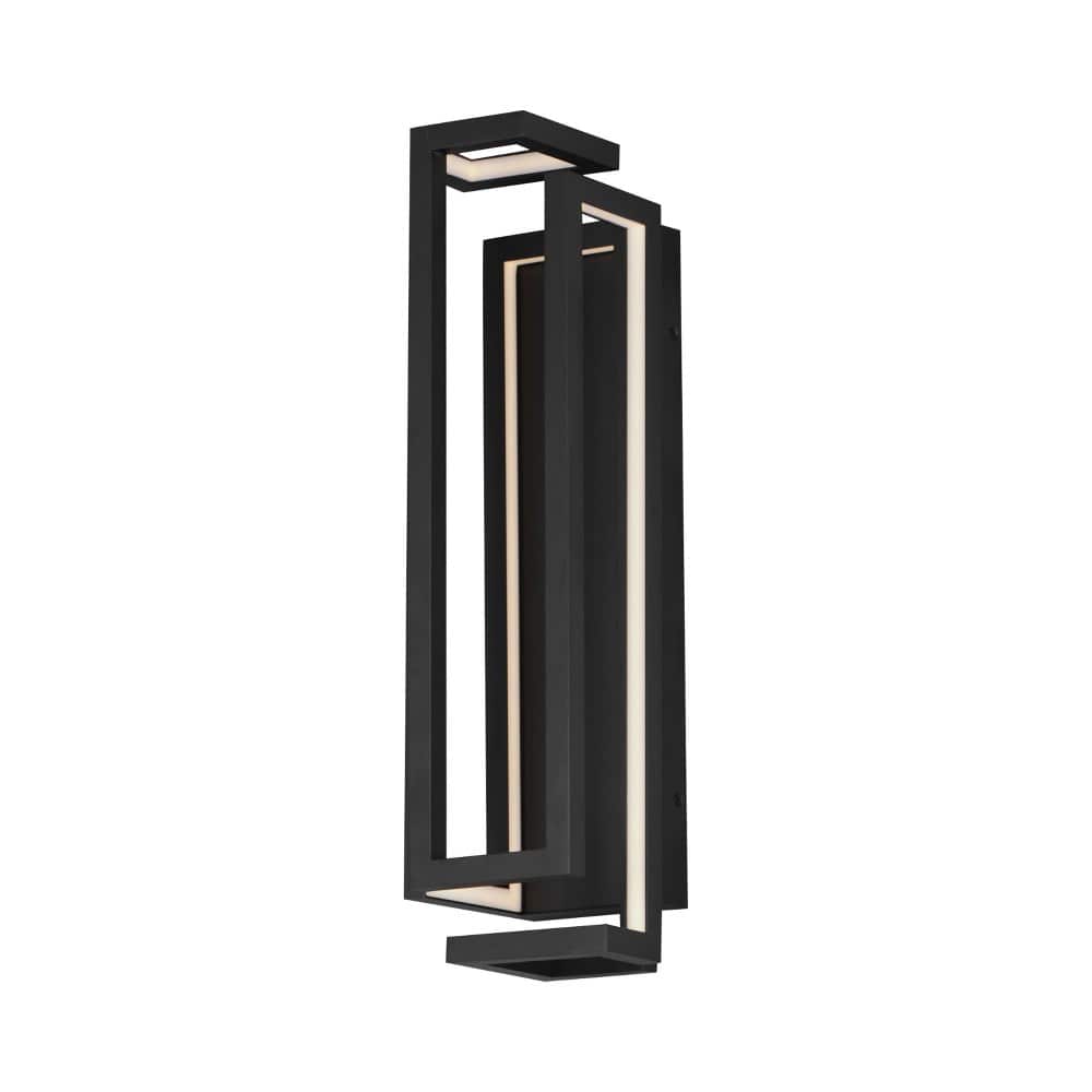 ET2 Penrose 1-Light Contemporary Black Led Wall Sconce