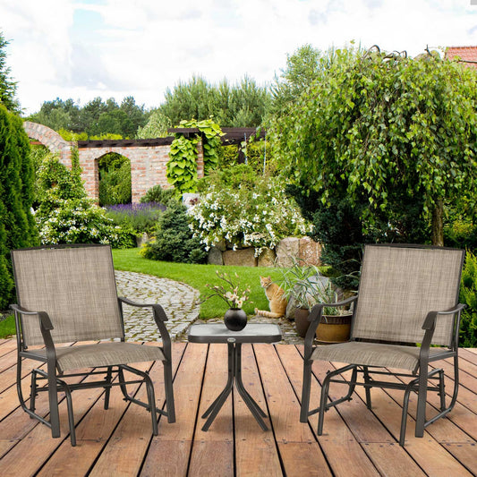 Runesay 3 -Piece Patio Conversation Set with Brown