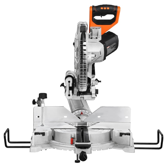 SVOPES 12-Inch Sliding Compound Miter Saw 12-in Dual Bevel Compound Corded Miter Saw