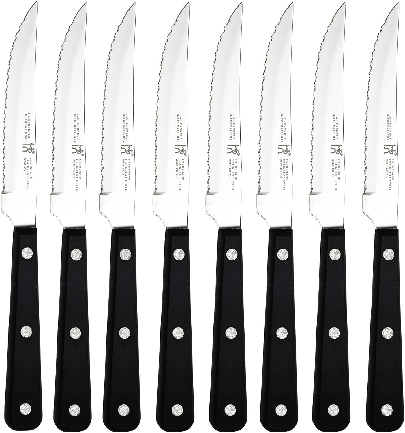 HENCKELS Razor-Sharp Steak Knife Set of 8, German Engineered Informed by 100+ Years of Mastery