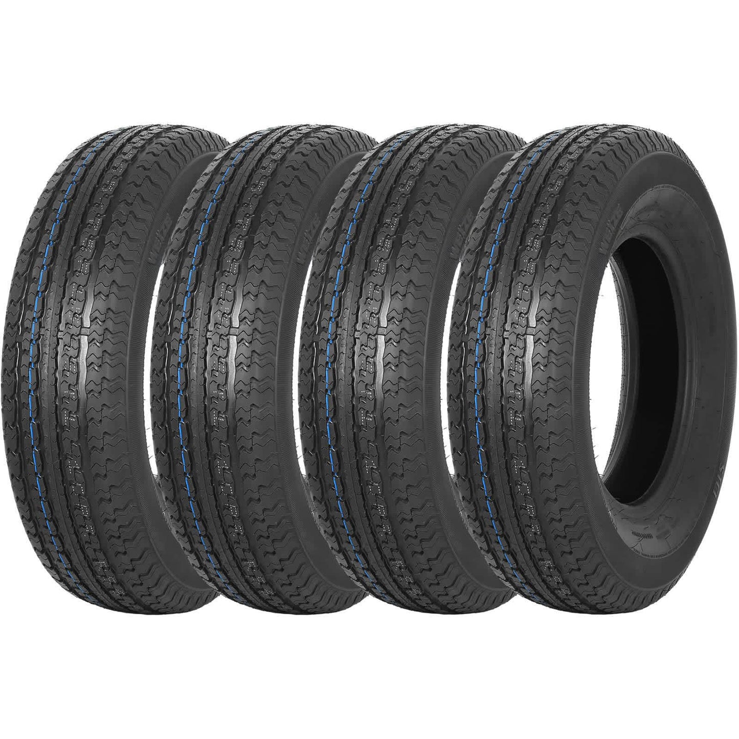 WEIZE 15 in ST205/75R15 Trailer Tire Set of 4