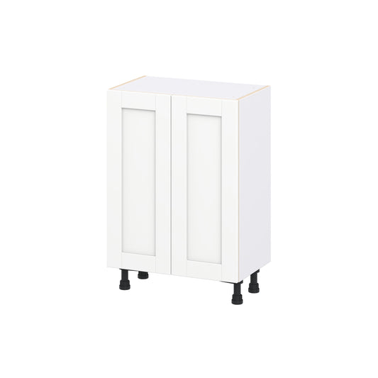 Hugo&Borg Rosemont 24-in W x 34.5-in H x 14-in D Bright White Base Fully assembled Cabinet Flat Panel