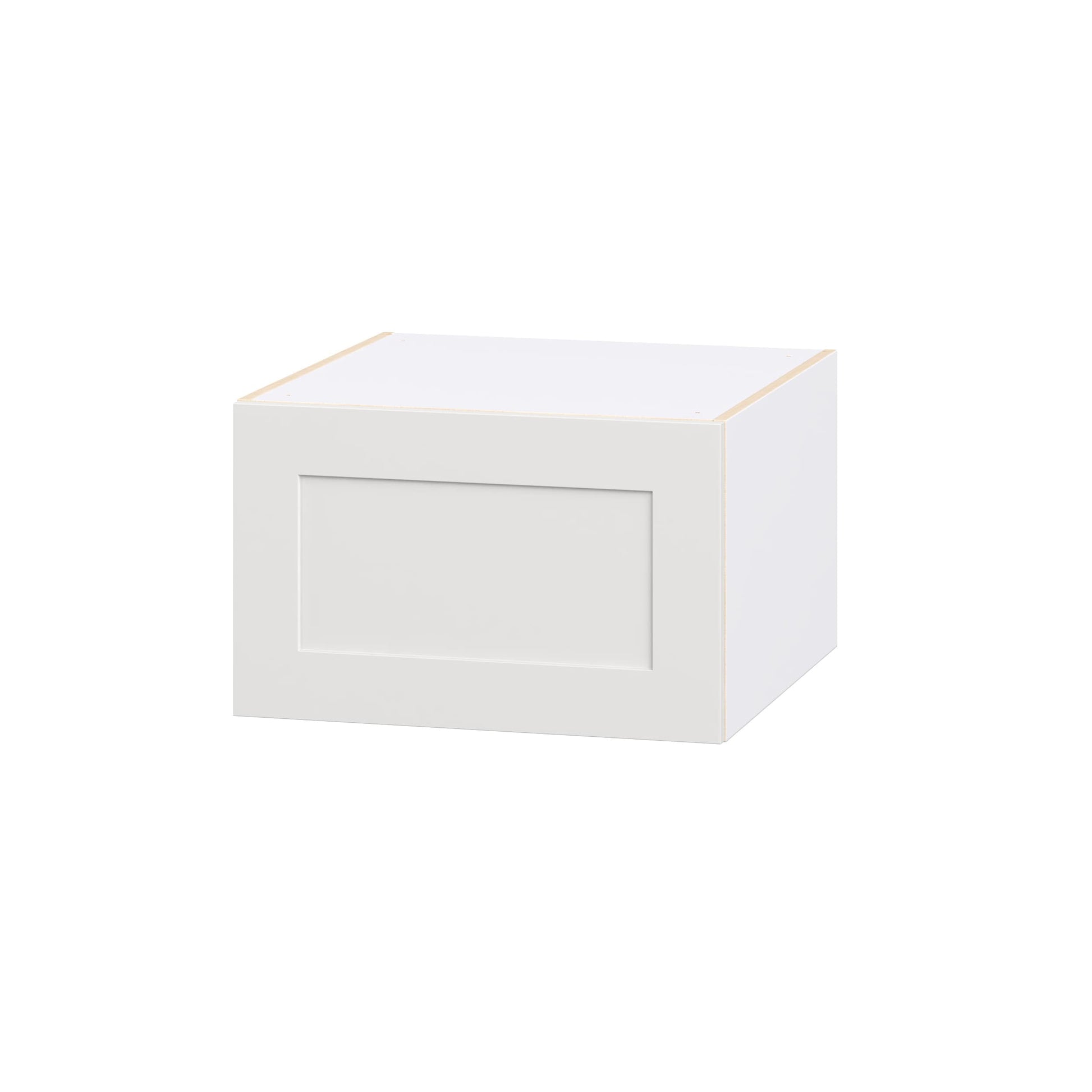 Hugo&Borg Jolie 24-in W x 15-in H x 24-in D Warm White Wall Fully assembled Cabinet (Recessed Panel Shaker)