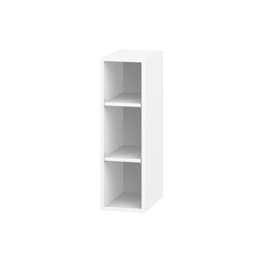 Hugo&Borg 9-in L x 14.8-in D x 30-in H Riviera Bright White MDF Rectangular Wall cabinet 2 Decorative Shelves