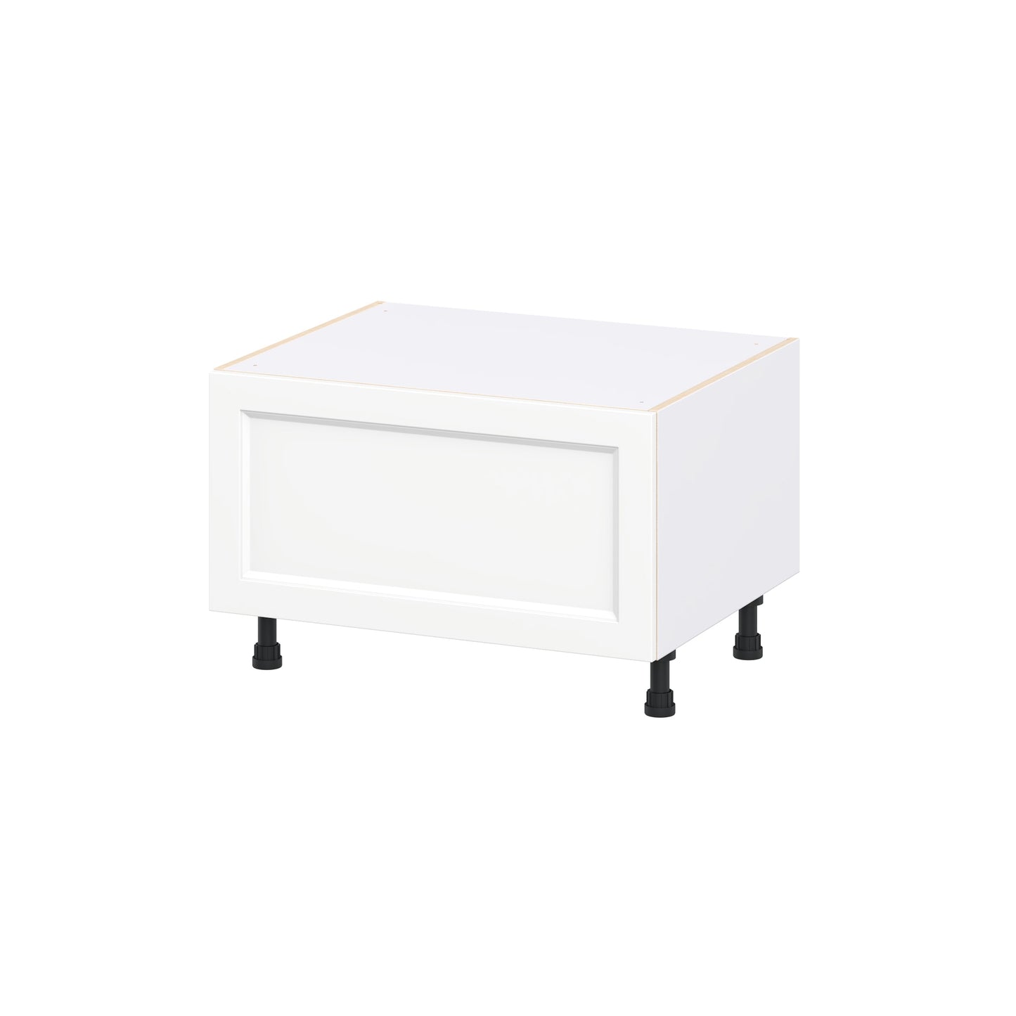 Hugo&Borg Riviera 30-in W x 19.5-in H x 24-in D Bright White Drawer Base Fully assembled Cabinet