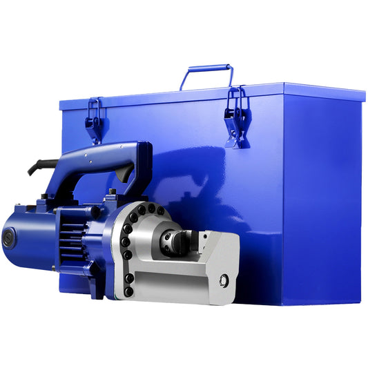 VEVOR Electric Rebar Cutter  1350W Portable Electric Hydraulic Rebar Cutter  Cutting up to  7/8 Inch #7 4-22mm Rebar within 4.5 Seconds 110V with Easy to Carry Stainless Box