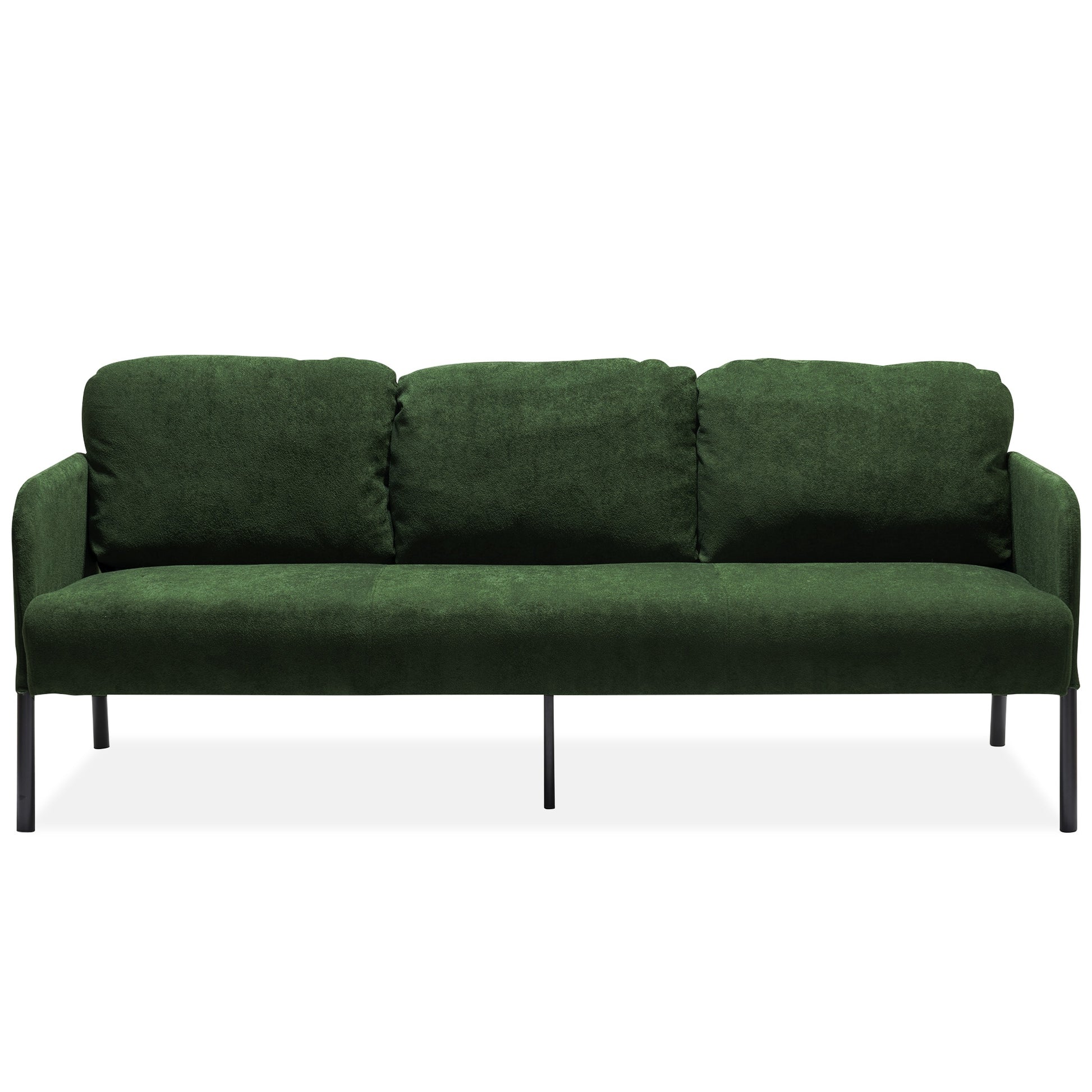 Bybafun 67.4-in Modern Green 3 -seater Sofa