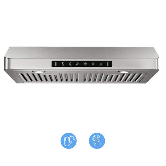 VIKIO 30 inch Ducted 980-CFM Stainless steel Under Cabinet Range Hood