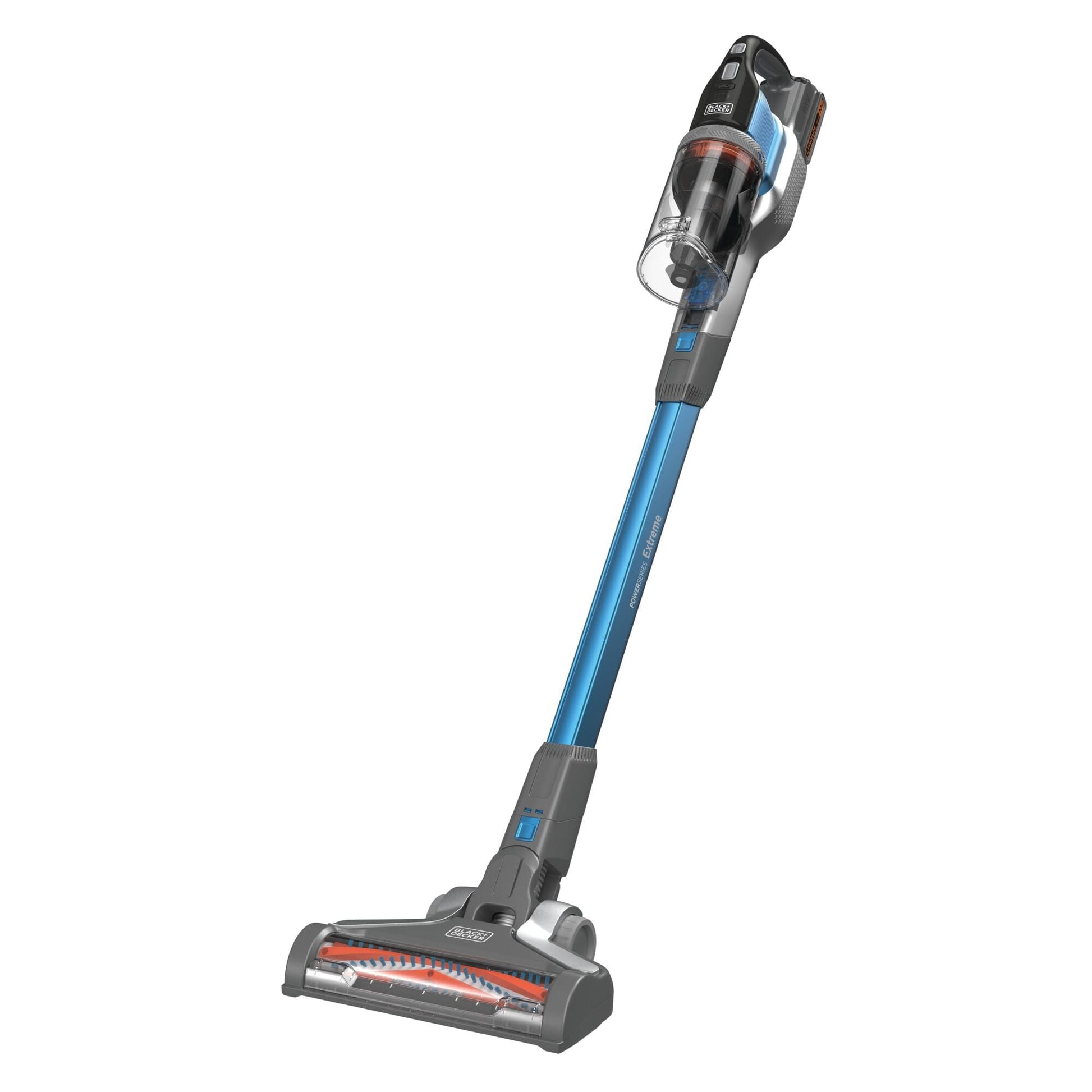 BLACK+DECKER POWERSERIES Extreme Cordless Stick Vacuum Cleaner, for Carpet and Hard Floors, with 3-Speed Modes and Anti-Tangle Brush Bar, 55 Minute Run-Time, BSV2020G