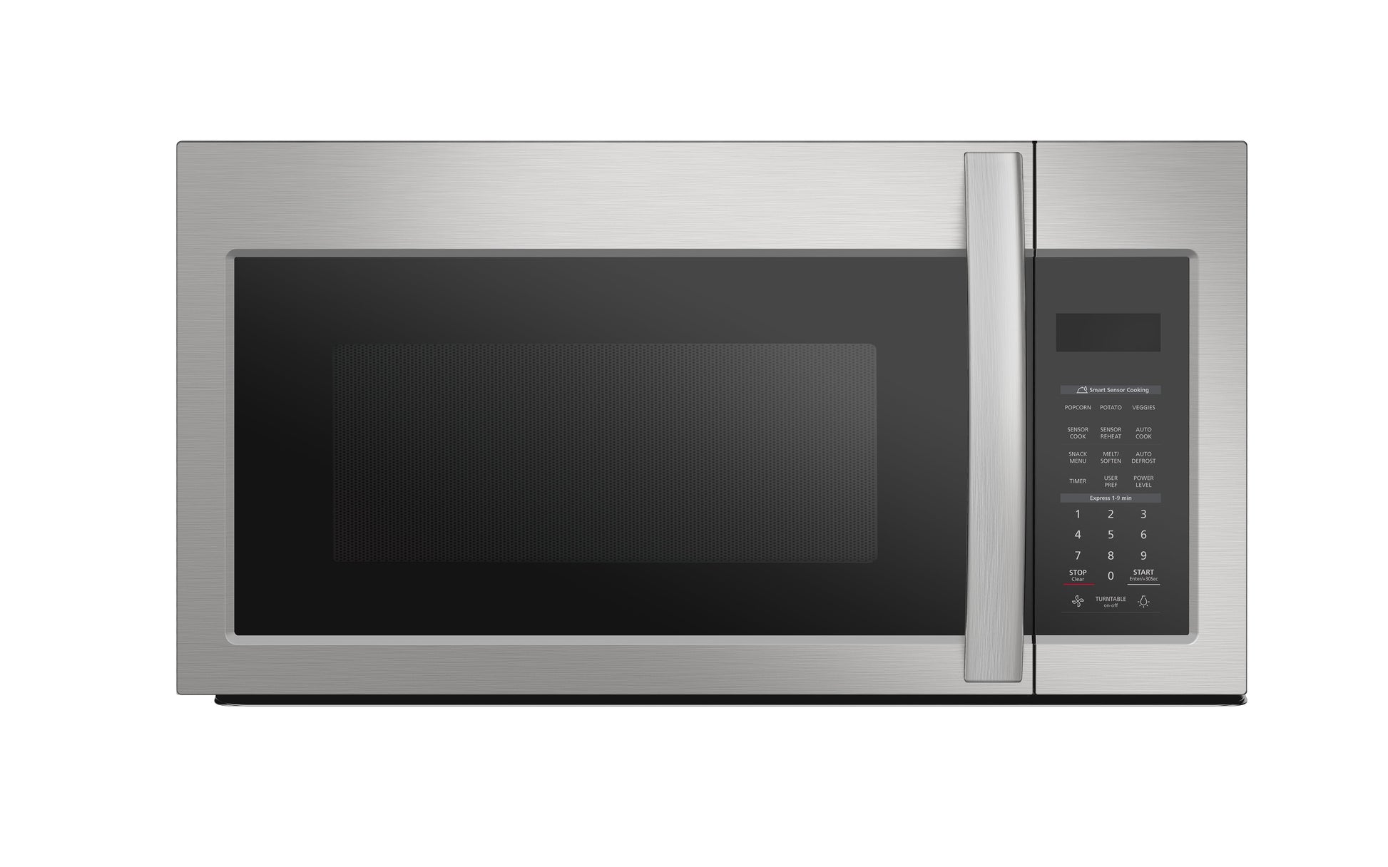 Black+Decker 1.9 Cu Ft 16.40 in Over The Range Microwave Oven in Stainless Steel