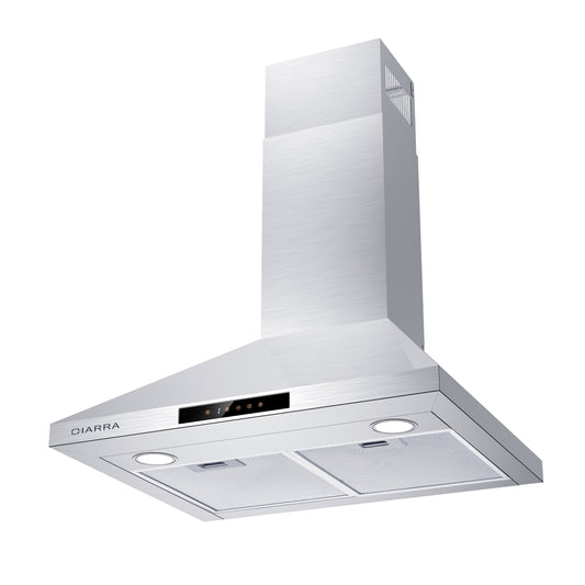CIARRA Range Hood 30 inch Wall Mount Ductless Vent Hood CAS20675