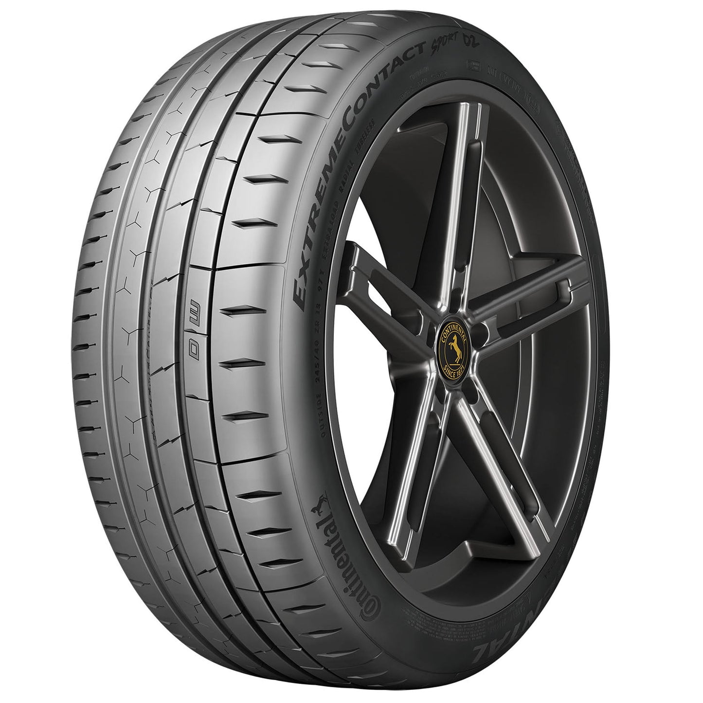 Continental ExtremeContact Sport 02 UHP Summer 225/50ZR16 92W Passenger Tire