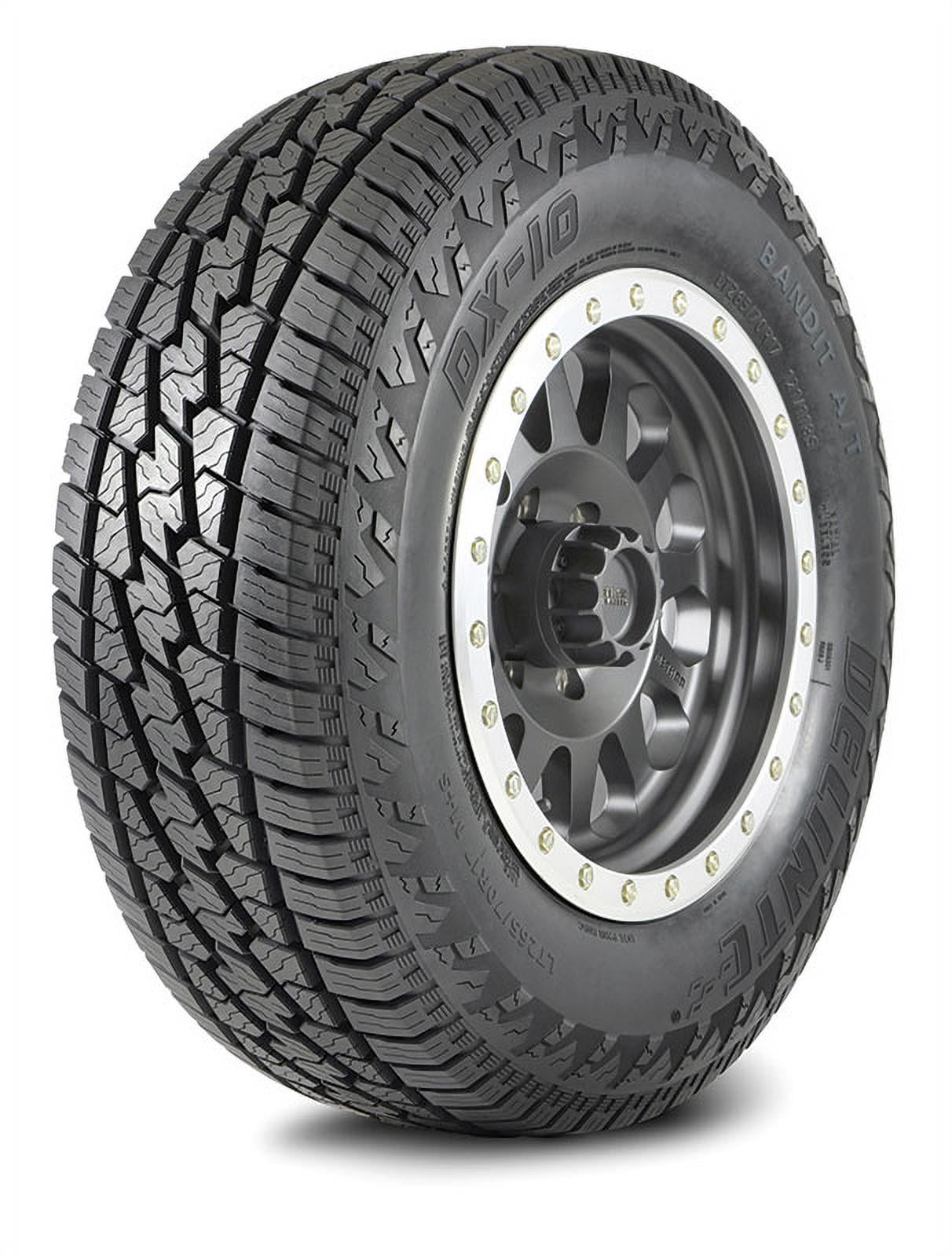 Delinte DX-10 Bandit A/T All Terrain LT265/75R16 123/120S E Light Truck Tire Fits: 1996-99 Chevrolet Tahoe Base, 2000-02 Dodge Ram 2500 Base