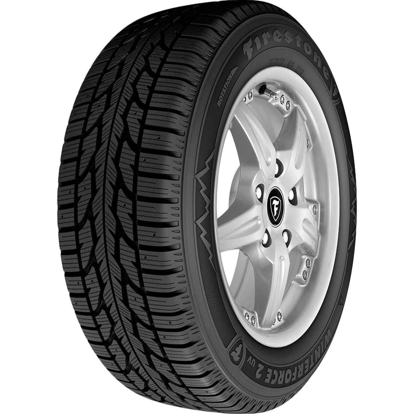 Firestone Winterforce 2 UV Winter 235/60R17 102S Passenger Tire