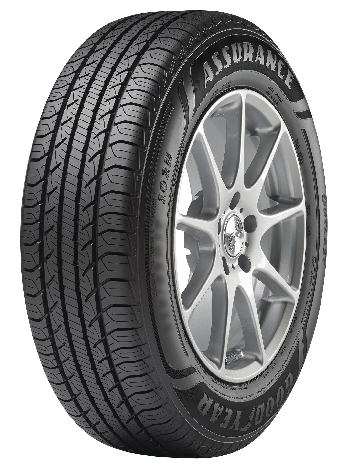 Goodyear Assurance Outlast 235/55R18 100V All-Season Tire Fits: 2010-16 Chevrolet Equinox LTZ, 2017 Chevrolet Equinox LT