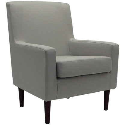 Mainstays Kinley Lounge Arm Chair, Navy Polyester Fabric