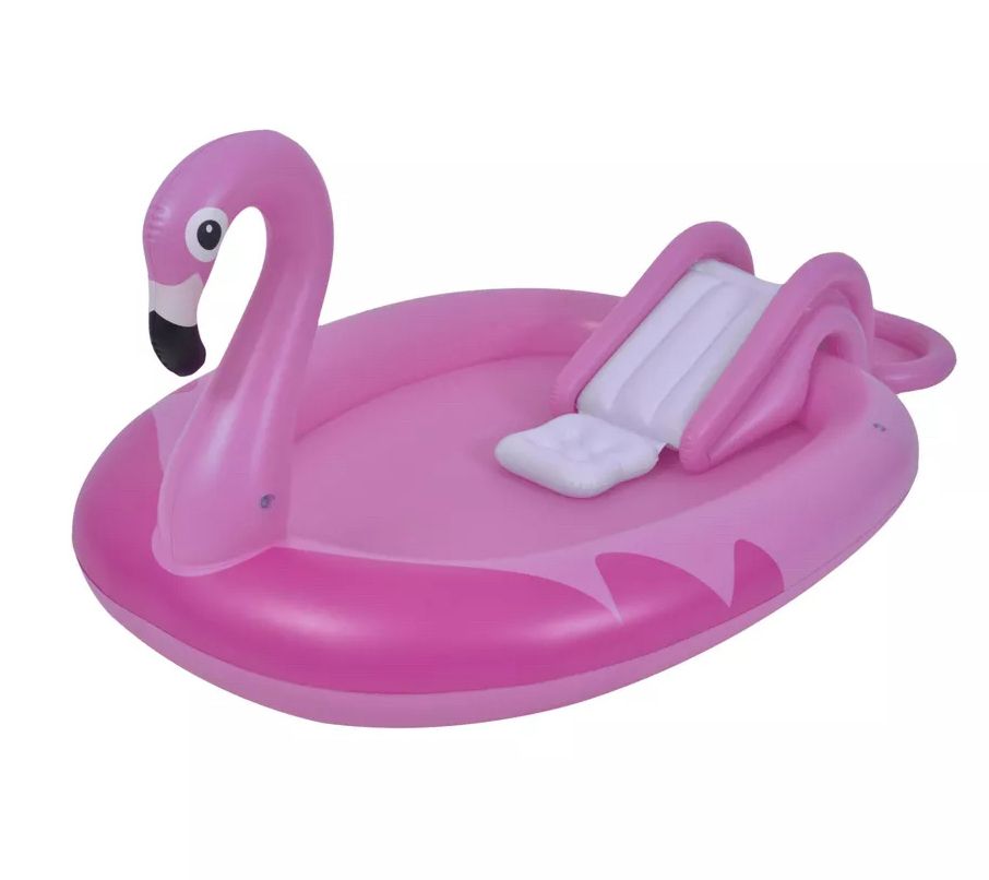 83" Inflatable Pink Flamingo Kiddie Pool with S prayer