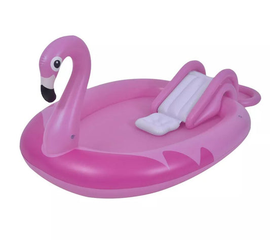 83" Inflatable Pink Flamingo Kiddie Pool with S prayer