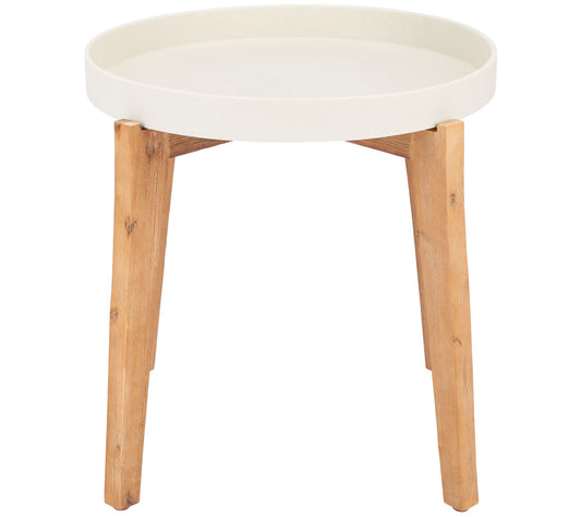 Charlen Side Table Grey by Safavieh