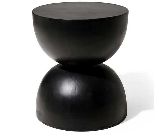 Glitzhome Terrazzo Garden Stool or Plant Standr Accent Table