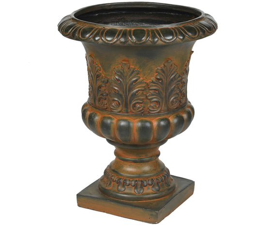 LuxenHome Weathered Decorative Urn Planter