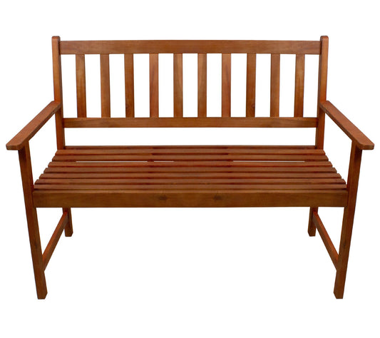 Northlight 48" Light Brown Acacia Wood Outdoor Patio Bench
