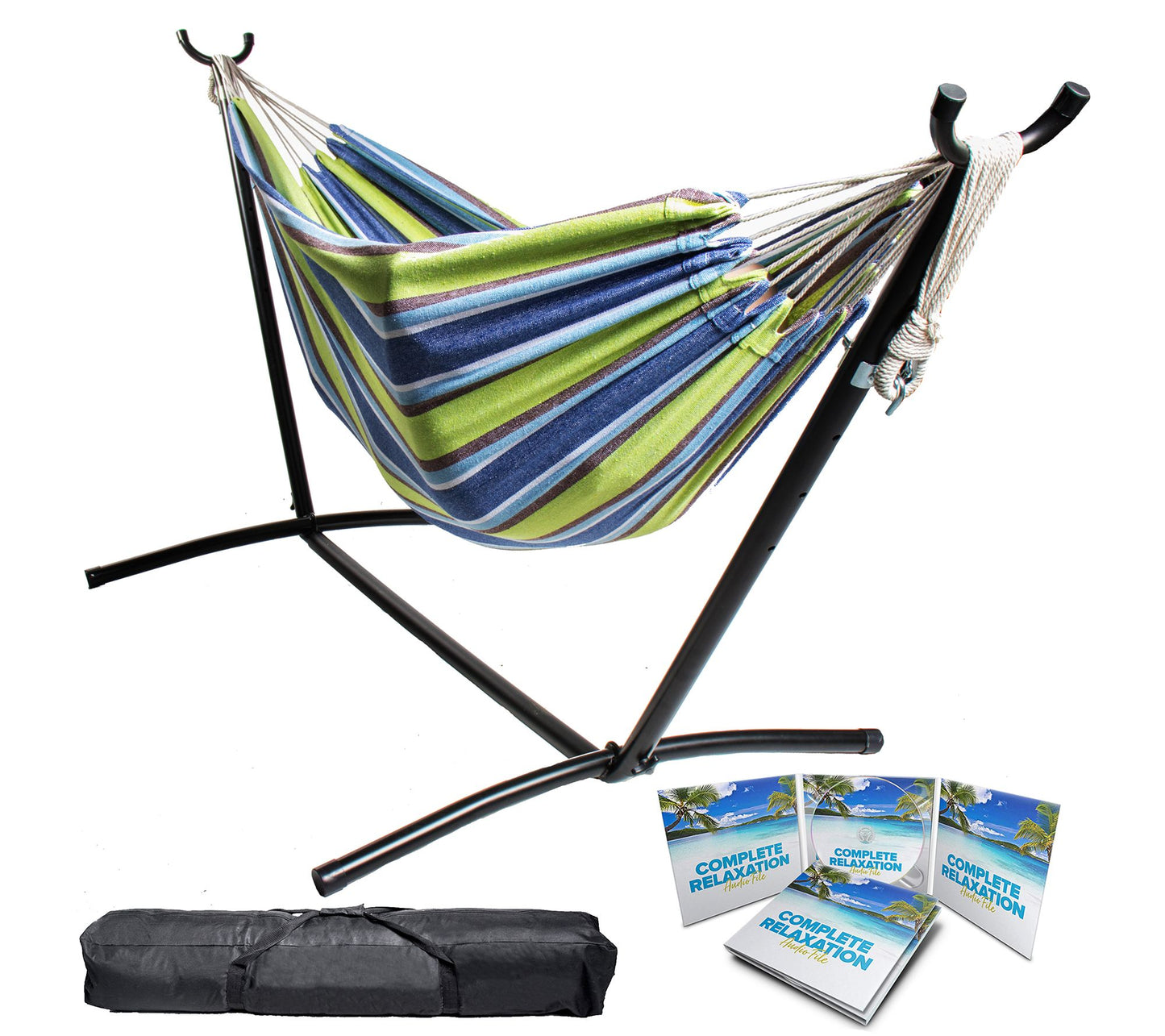 Backyard Expressions Hammock & Frame Combo withCarry Bag
