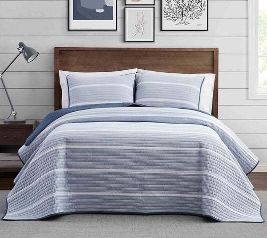Brooklyn Loom Niari Yarn Dye Stripe Full/QueenDuvet Cover Set