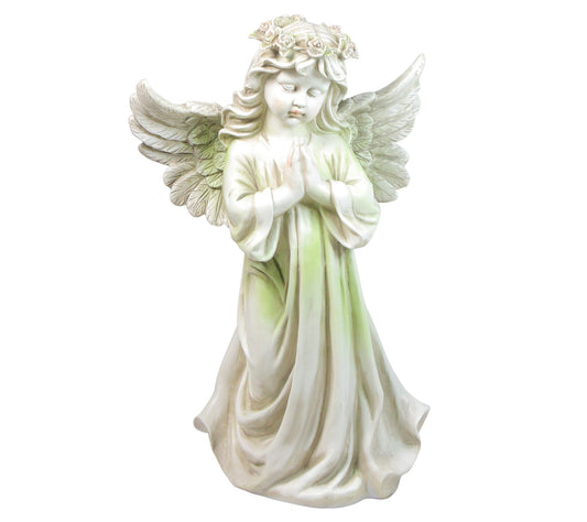 Northlight 27" Angel Kneeling in Prayer Patio Garden Statue