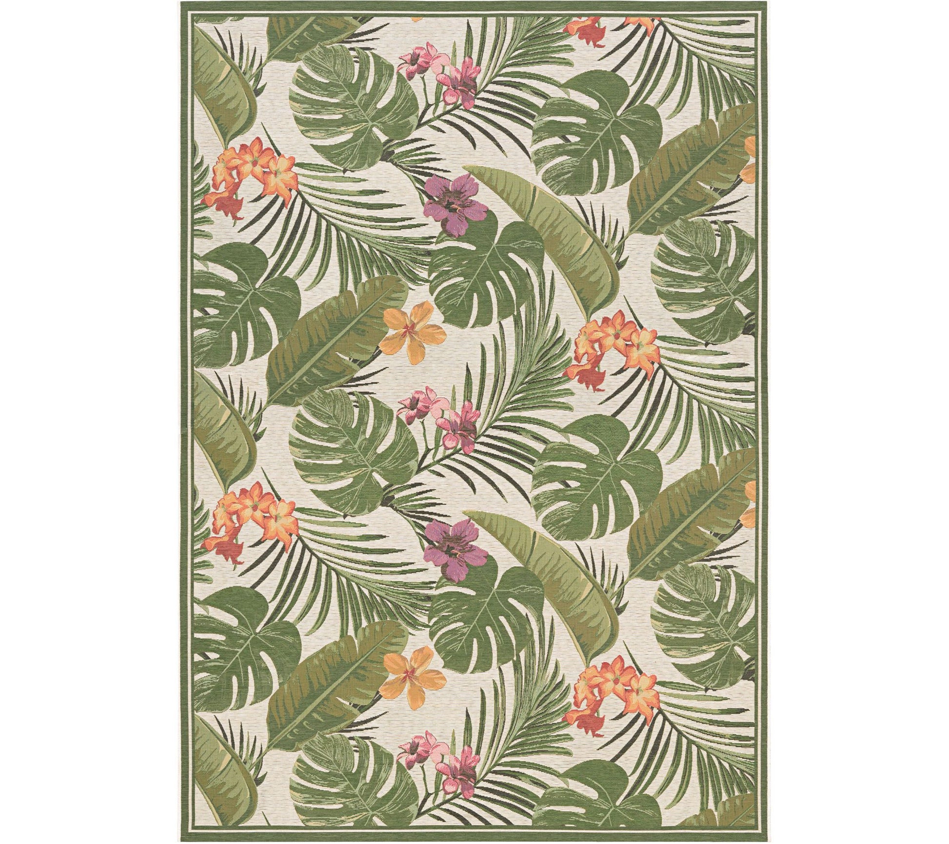 Couristan Dolce Flowering Fern 5'3" x 7'6" Rug
