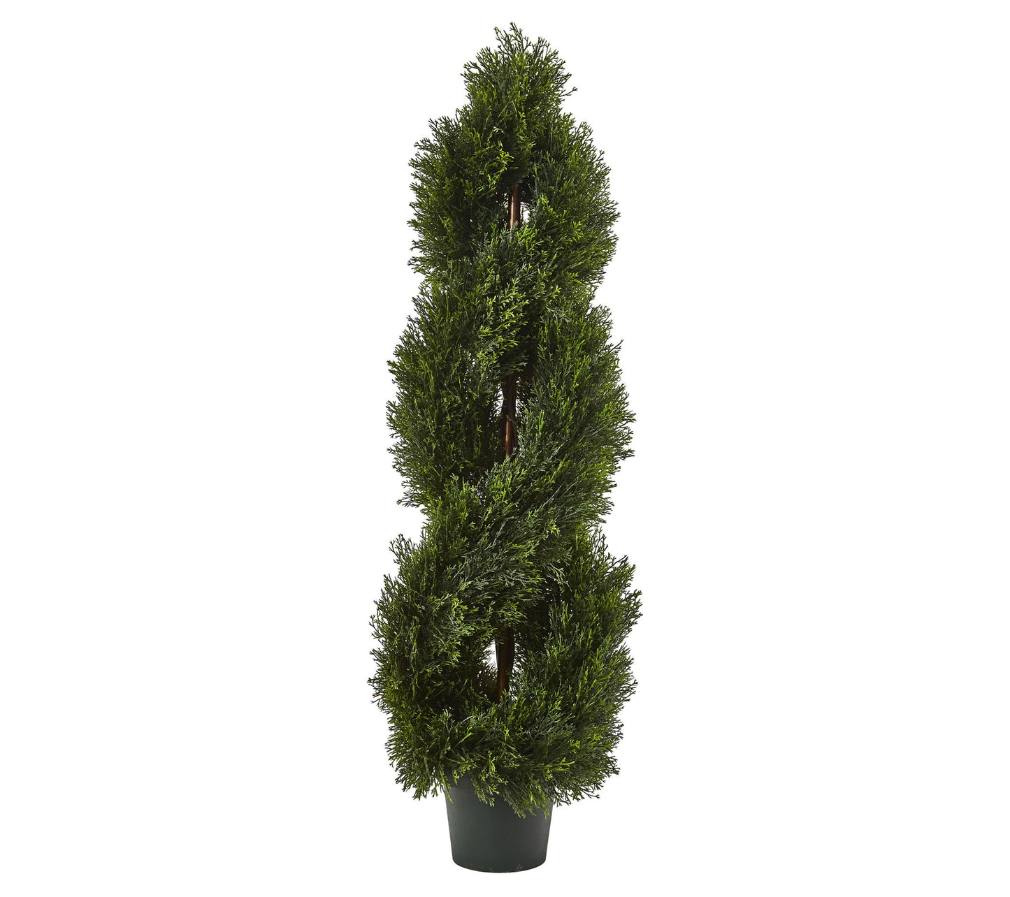 4' Double Pond Cypress Spiral Topiary by NearlyNatural