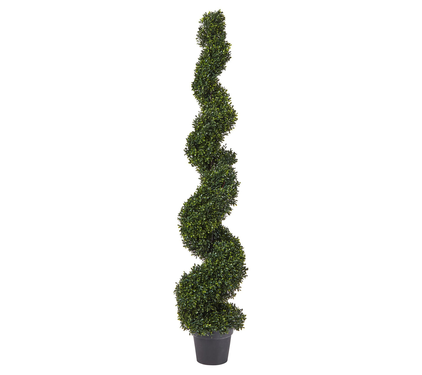 Pure Garden Decorative Spiral Faux Boxwood Topiary