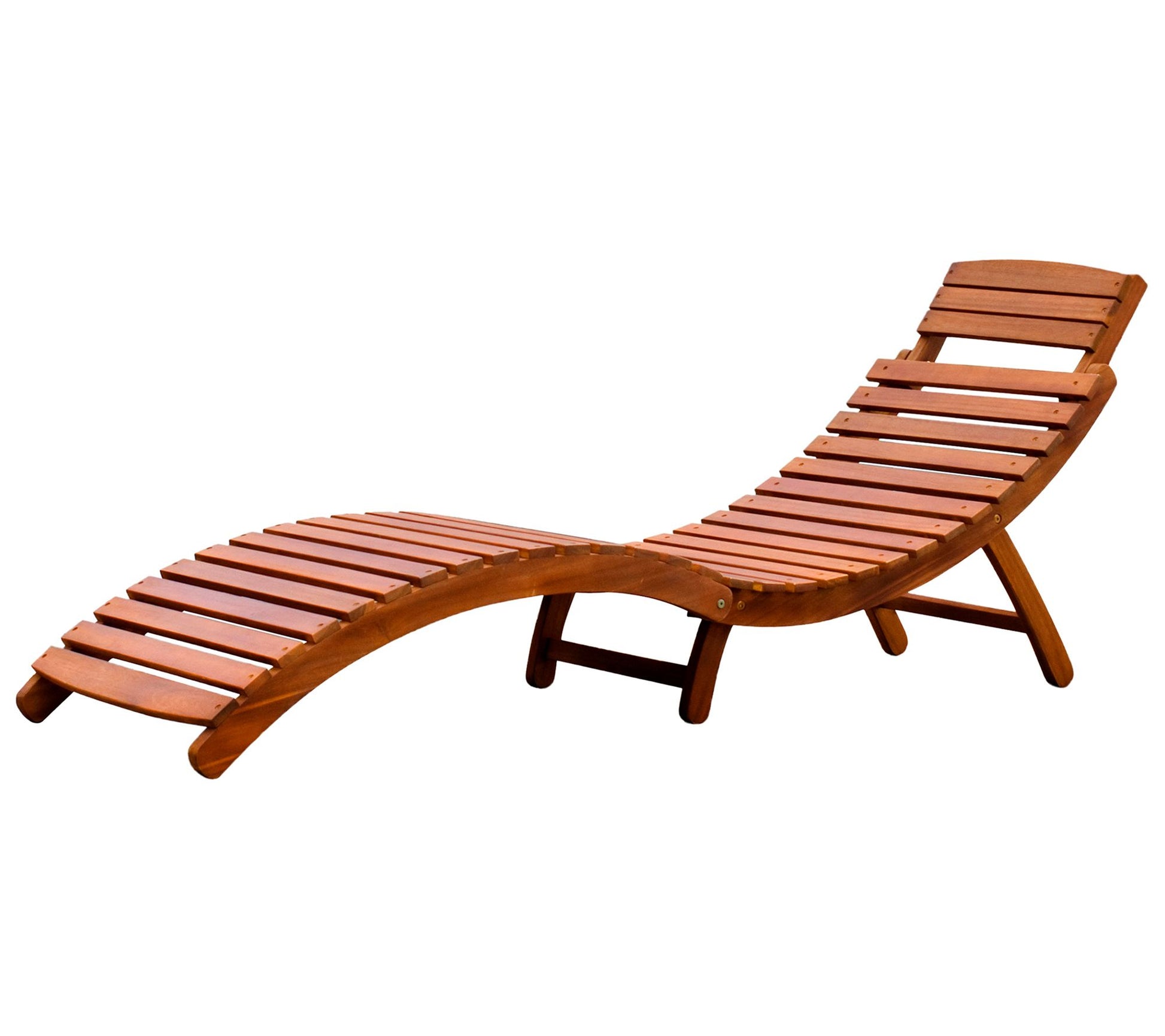 Northbeam Curved Folding Chaise Lounger