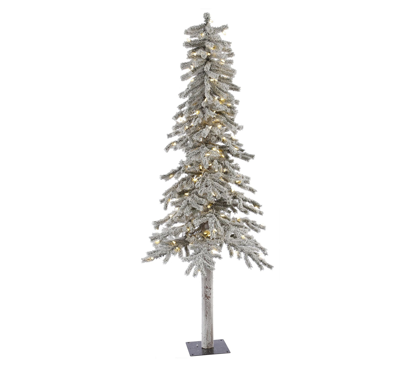 6' Flocked Alpine Tree by Vickerman
