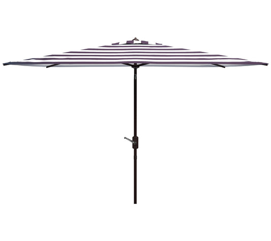 Iris Fashion Line 6.5' x 10' Rectangle Umbrellaby Safavieh