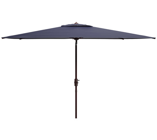 Athens 6.5' x 10' Rectangle Crank Umbrella by Safavieh