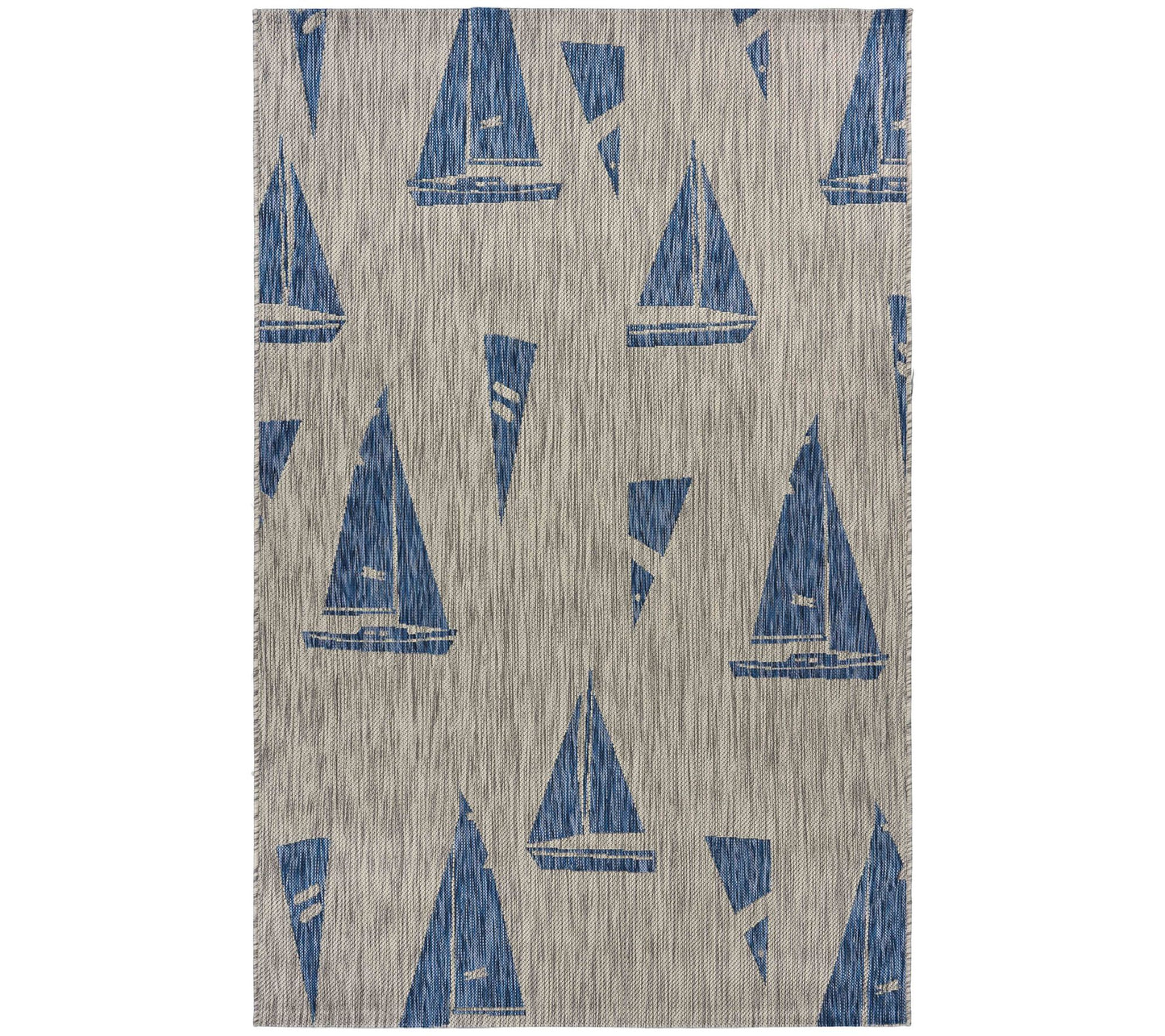 Ox Bay Sails Up Indoor/Outdoor Catalina Rug 7'9" x 9'9"