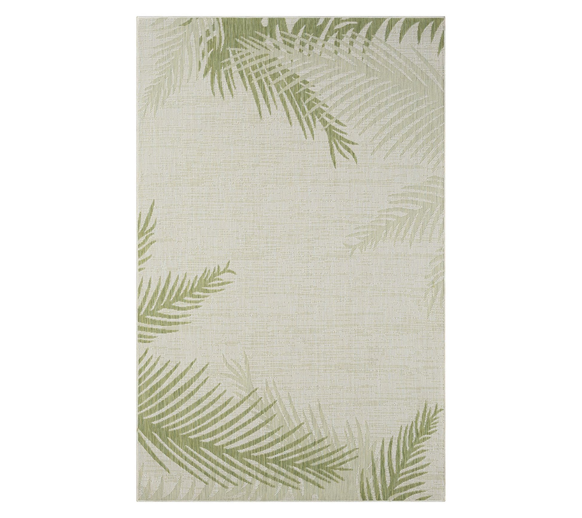 Ox Bay Touch of Palm Indoor/Outdoor Captiva Rug7'9" x 9'5"