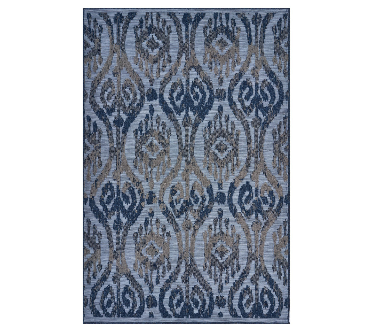Ox Bay Modern Ikat Indoor/Outdoor 5' x 7' Retreat Rug