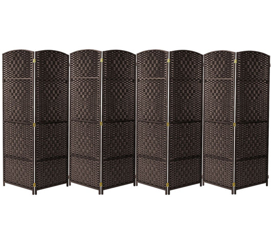 Sorbus Extra Wide - Diamond Weave Room Divider8 Panels