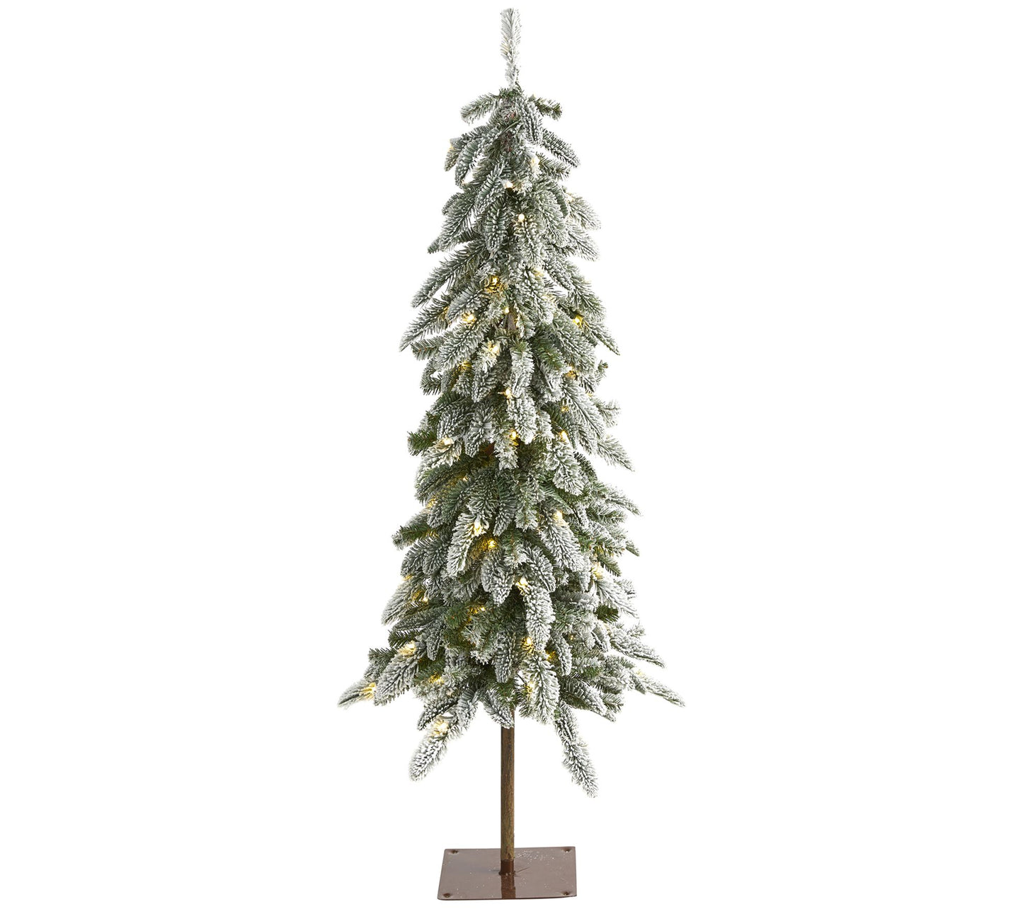 4.5' Lit Washington Alpine Christmas Tree by Nearly Natural