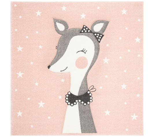 Carousel Kids 191 Collection 5'-3" X 5'-3" Square Rug