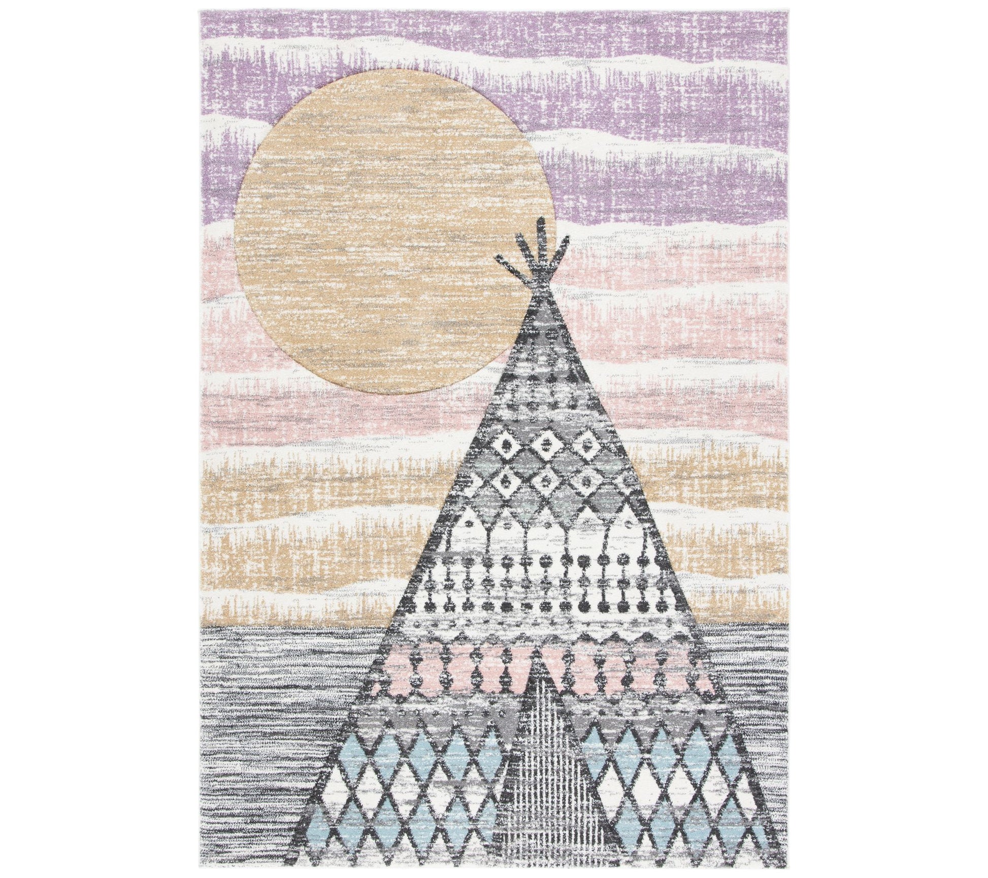 Carousel Kids 117 Collection 5'-3" X 7'-6" Rug