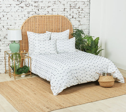 carol & frank Mel King Duvet Cover