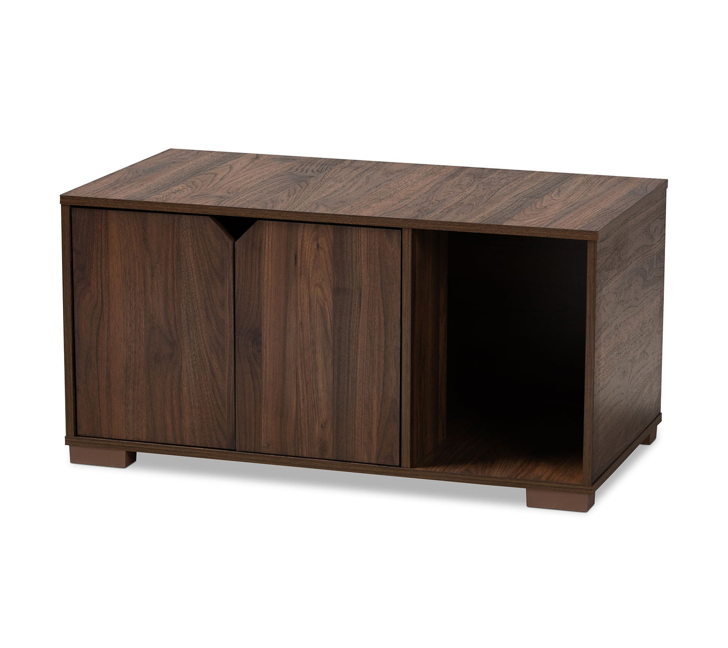 Baxton Studio Contemporary Wood Cat Litter BoxHouse