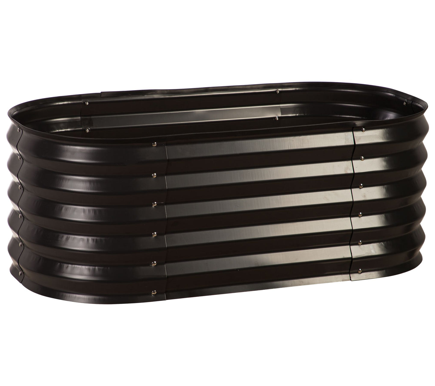 Evergreen Galvanized Steel Garden Bed Large